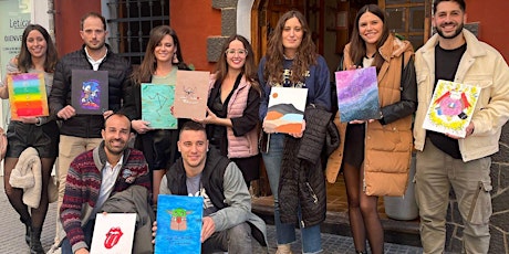 Pinta y cena en Málaga! Paint and dine! Se un ARTISTA por un día primary image