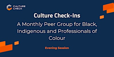 Image principale de May 29  - PM Culture Check-in: A Support Group for Racialized Professionals