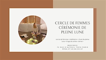 Imagem principal do evento Cercle de femmes - Cérémonie de pleine lune