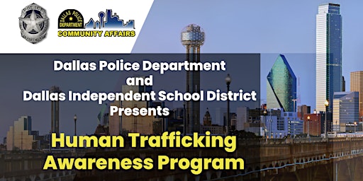 Immagine principale di Copy of Human Trafficking Parent Program: Saturday 4/27 