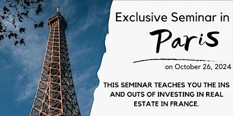 Real Estate Investment Seminar (English Session)