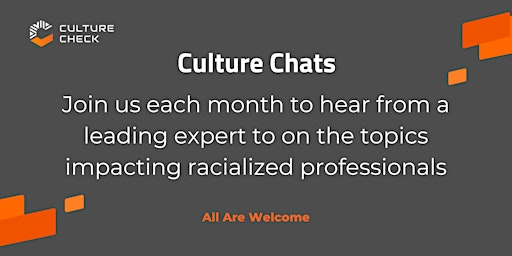 December 04  -Culture Chats Monthly Speaker