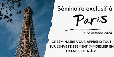 Imagem principal do evento Investir dans l'immobilier en France : Devenir propriétaire avec succès