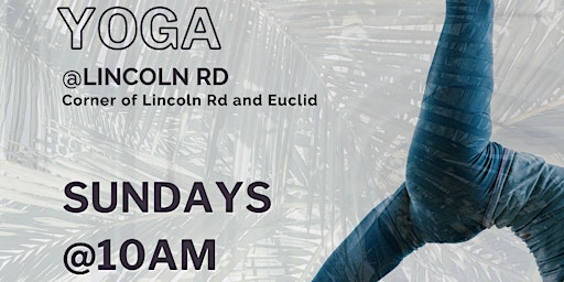 Imagem principal do evento Free Community Yoga on Lincoln Road