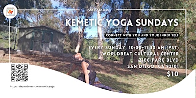 ASCENDtials Kemetic YOGA Sundays at the WorldBeat Cultural Center primary image