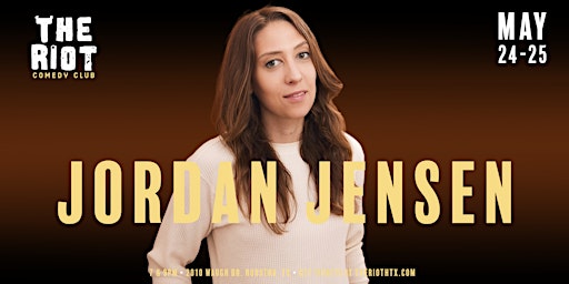 Jordan Jensen Headlines The Riot Comedy Club (Comedy Central, Corden)