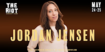 Jordan Jensen Headlines The Riot Comedy Club (Comedy Central, Corden) primary image