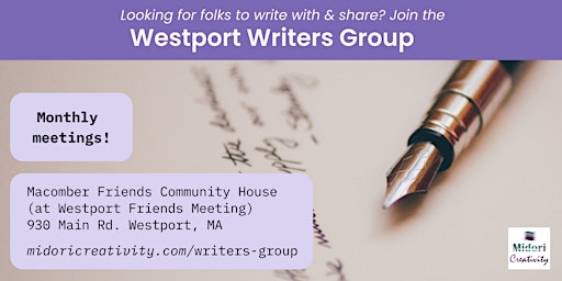 Imagem principal do evento Westport Writers Group