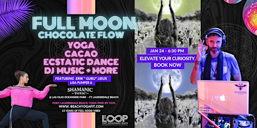 Full MOON Chocolate Flow: Yoga, Cacao, DJ, Ecstatic Dnce & More ⋆✩₊˚.⋆☾⋆⁺₊ primary image