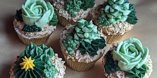 Succulent Cupcake Decorating Class primary image