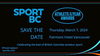 56th Annual Sport BC Athlete of the Year Awards primary image