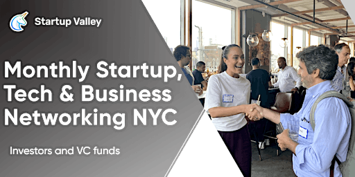 Image principale de Monthly  Startup, Tech & Business Networking NYC