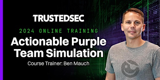 Imagen principal de Actionable Purple Team Simulation Online Training Course (May 2-3)