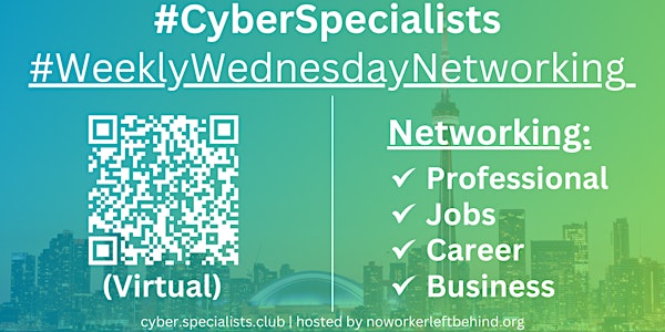 #CyberSpecialists Virtual Job/Career/Professional Networking #Sacramento