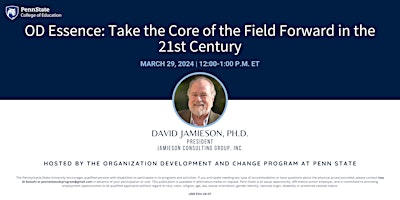 Imagen principal de OD Essence: Take the Core of the Field Forward in the 21st Century