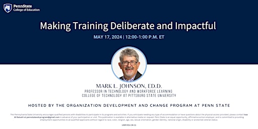 Making Training Deliberate and Impactful  primärbild