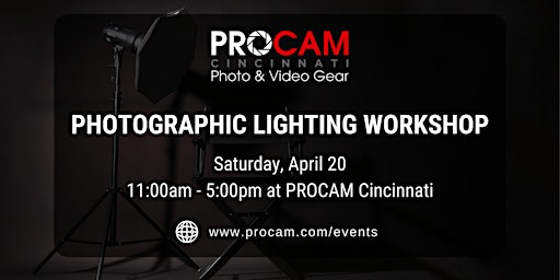 Imagem principal do evento Photographic Lighting Workshop at PROCAM Cincinnati