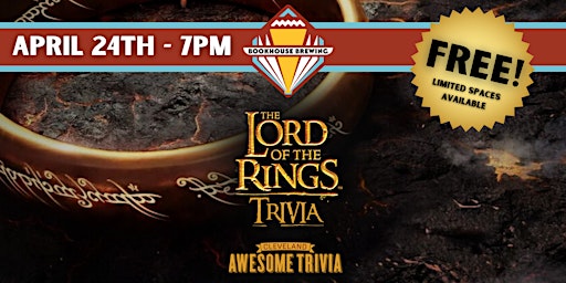 Primaire afbeelding van Lord of the Rings Trivia at Bookhouse Brewing