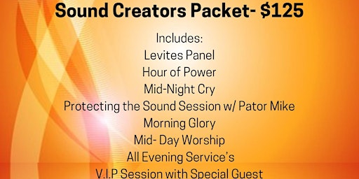 Imagem principal do evento Levites Packet: Sound Creators