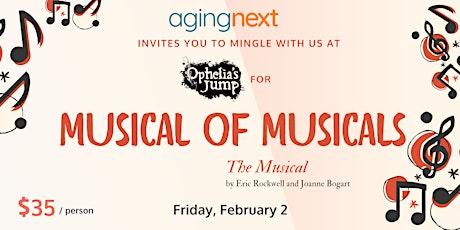 Imagen principal de Mingle with us at Ophelia's Jump! Musical of Musicals (The Musical)