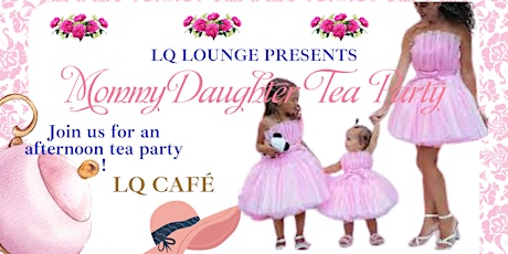 Mommy Daughter Big Hat Tea Party