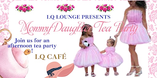 Mommy Daughter Big Hat Tea Party  primärbild