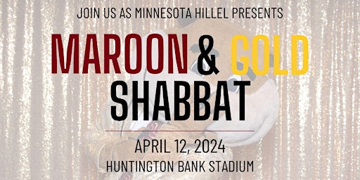 Maroon & Gold Shabbat 2024 primary image