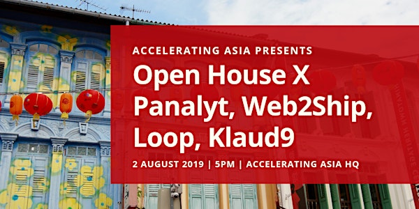 Open House X Panalyt, Web2Ship, Loop, Klaud9