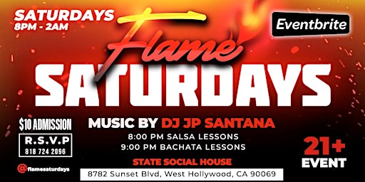 Imagem principal do evento Flame Saturdays