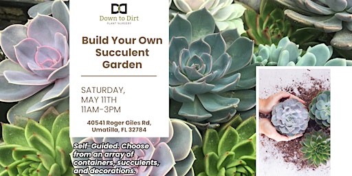 Imagen principal de 3rd Annual Build Your Own Succulent Garden Event