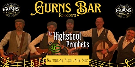 The Highstool Prophets live @ Gurns Bar, Manorhamilton Co Leitrim primary image
