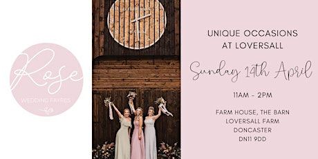 Rose Wedding Fayre Loversall Farm