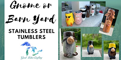 Gnome or Barn Yard Tumblers in Garden City primary image