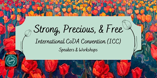 Imagem principal do evento 2024 International CoDA Convention (ICC)