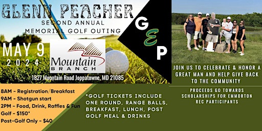 2nd Annual Glenn Peacher Memorial Golf Outing primary image