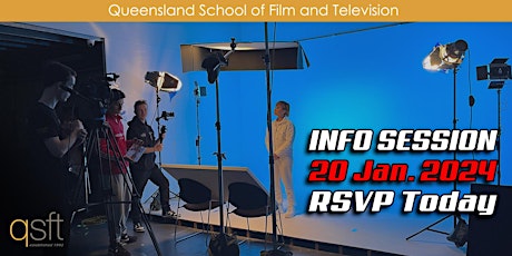 Hauptbild für MEDIA & FILM SCHOOL CAREER PATHWAY INFO SESSION - Saturday, 20 Jan. 2024