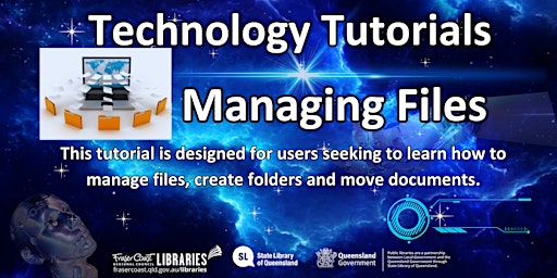 Primaire afbeelding van Technology Tutorials - Hervey Bay Library -  Managing Files