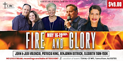 Imagem principal do evento Fire and Glory with Patricia King