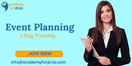 Image principale de Event Planning 1 Day Training in Jubail