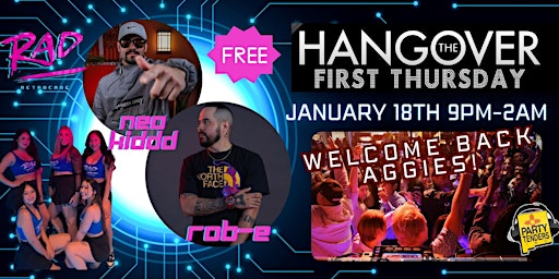PartyTenders Presents|NMSU First Thursday "Rage @ the Arcade!" @Rad(FREE!) primary image