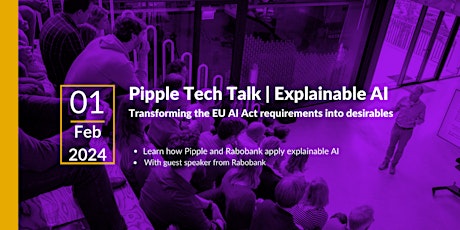 Pipple Tech Talk | Explainable AI primary image