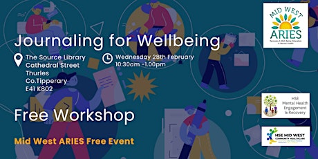 Face to Face Workshop: Journaling for Wellbeing primary image