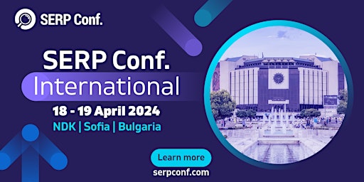 Imagem principal do evento SERP Conf. International 2024