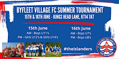 Primaire afbeelding van Byfleet Village FC 2024 Summer Tournament