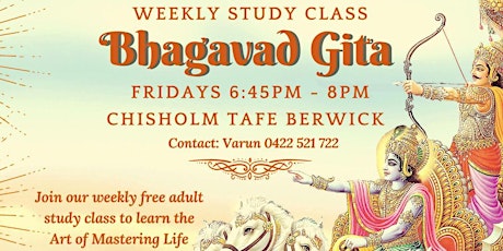 Bhagavat Gita - Weekly Study Class