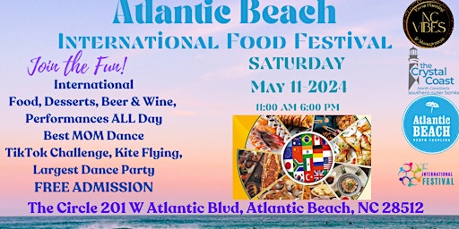 Image principale de Atlantic Beach 3rd Annual International Food Festival! FREE Admission