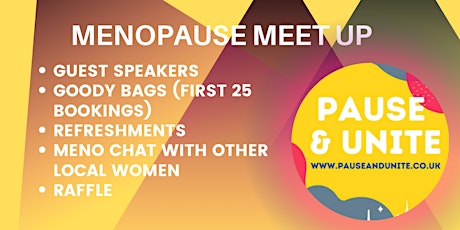 Monthly Menopause Meet Ups -  December - Nottingham, Nottinghamshire