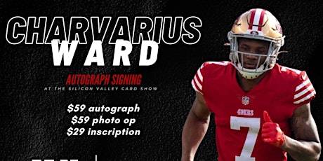 Charvarius Ward 49ERS signing and meet and greet primary image