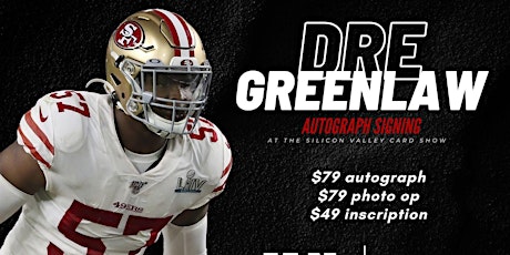 Dre Greenlaw 49ERS signing and meet and greet primary image