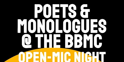 Imagem principal do evento P&M Open - Mic Poetry & Monologues Night